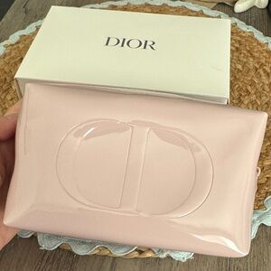 Dior Blush Pink Makeup Pouch with Box
